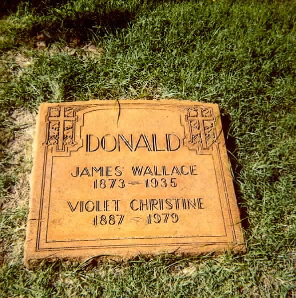 grave of Jamesdonald